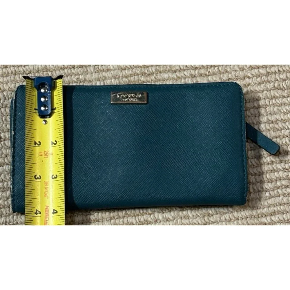 Kate Spade Bifold Wallet Hunter Green Classic Iconic card holder